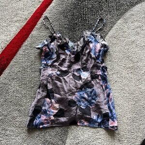 Rebecca Taylor Floral Silk Cami Top